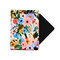 Kindle Paperwhite sleeve with snap to protect Kindle e-readers made with a pastel floral print atop a white background.